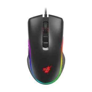 Redgear A-20 Black Wired Gaming Mouse with RGB Light