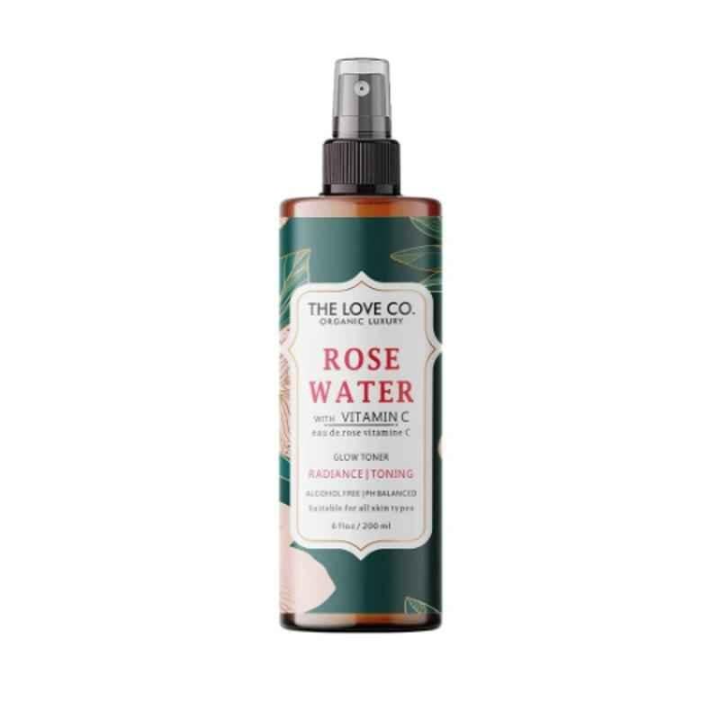 The Love Co 200ml Vitamin-C Rose Water Face Toner, 8906116272909