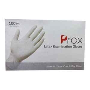 Prex Latex Examination Gloves (Pack of 100)