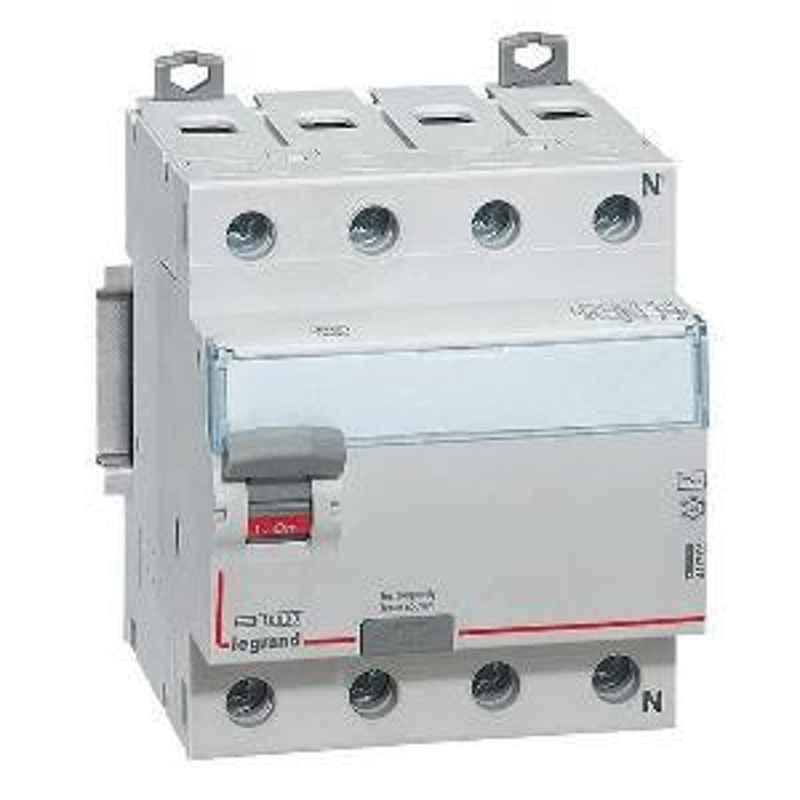 Legrand DX³ 4 Pole 25 A Residual Current Circuit Breaker 415V 4118 86