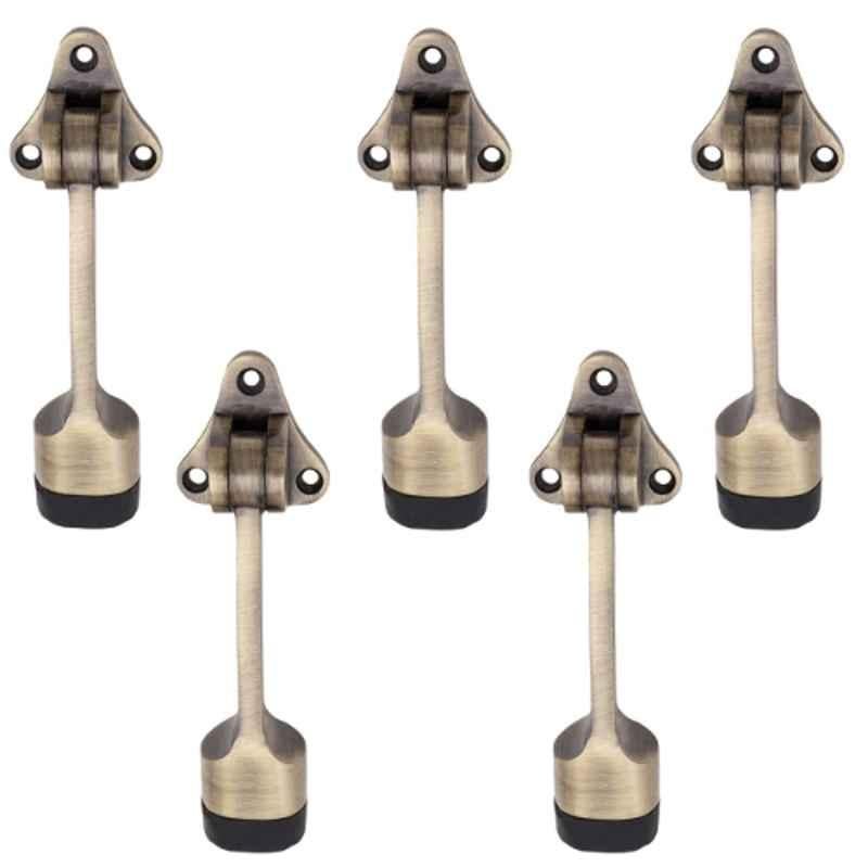 Atom DS003 Brass Antique Finish Door Stopper (Pack of 5)