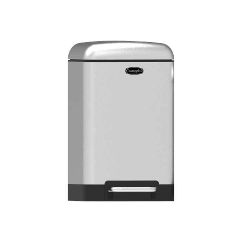 Cosmoplast 12L Lumina Steel Pedal Bin