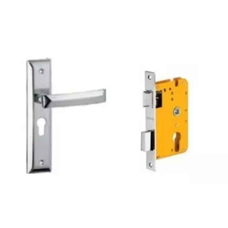 Dorset HL Series Quadra 8 inch Stainless Steel Patina Finish Door Handle Lock Set with Mortise Latch