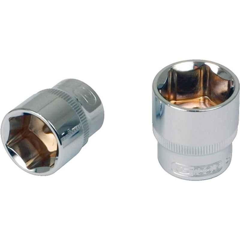 KS Tools Chrome Plus 3/8 inch Hexagonal Socket, 918.1518