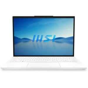 MSI A12M-085IN Prestige 13 Pure White Thin & Light Laptop with Intel Core i5 12th Gen 1240P/8GB/512GB SSD/Windows 11 Home & 13.3 inch Display, 9S7-13Q111-085