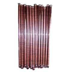 WKM 150x6mm Borosilicate Glass One Side Flat Stirring Rod, KT19 (Pack of 12)