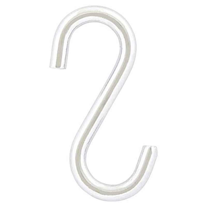 S Hooks Metal Chrome Plated- 1. 1/4 Inch, Silver