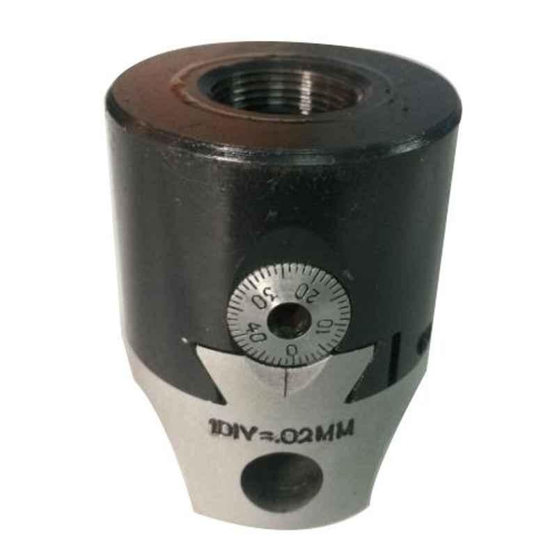 Boro-Tech 12-80mm Micro Boring Head with R8 Shank & 3 Pcs Tools, BTBH1250-R8