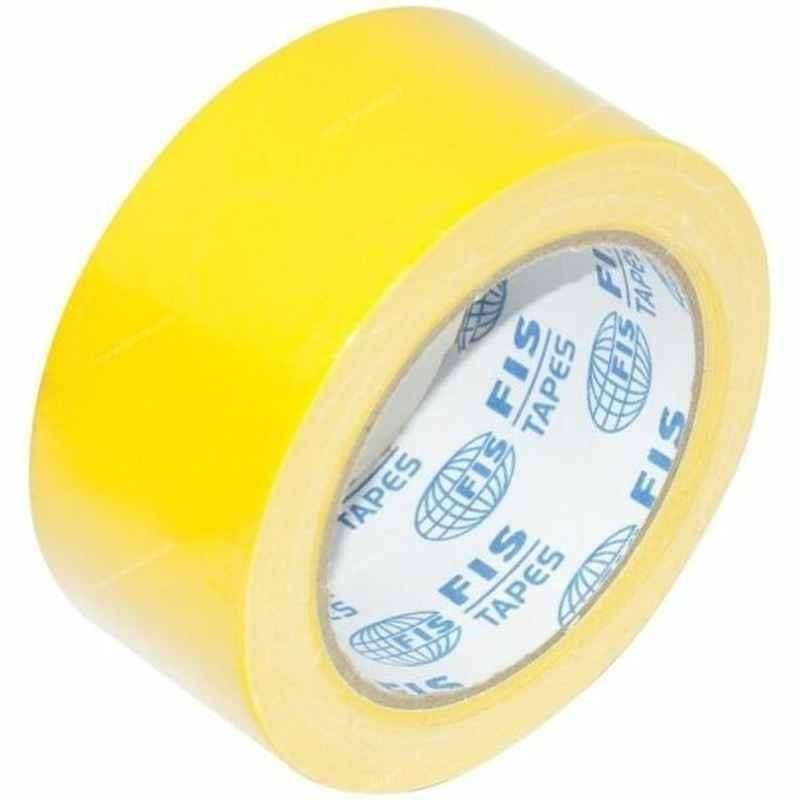 FIS Duct Tape, FSTA2X20DTYL, 2  inchx20 Yard, Yellow