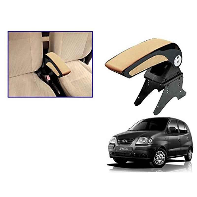Kozdiko Beige Chrome Armrest for Hyundai Santro Xing, koz_15808