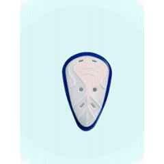 S N International White Abdominal Guard for All Sports, Size: L