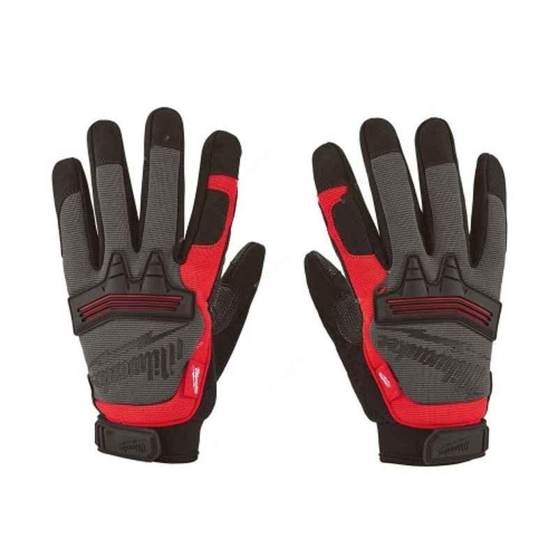 Milwaukee 48229731 TPR Black & Red Work Demolition Gloves, Size: M