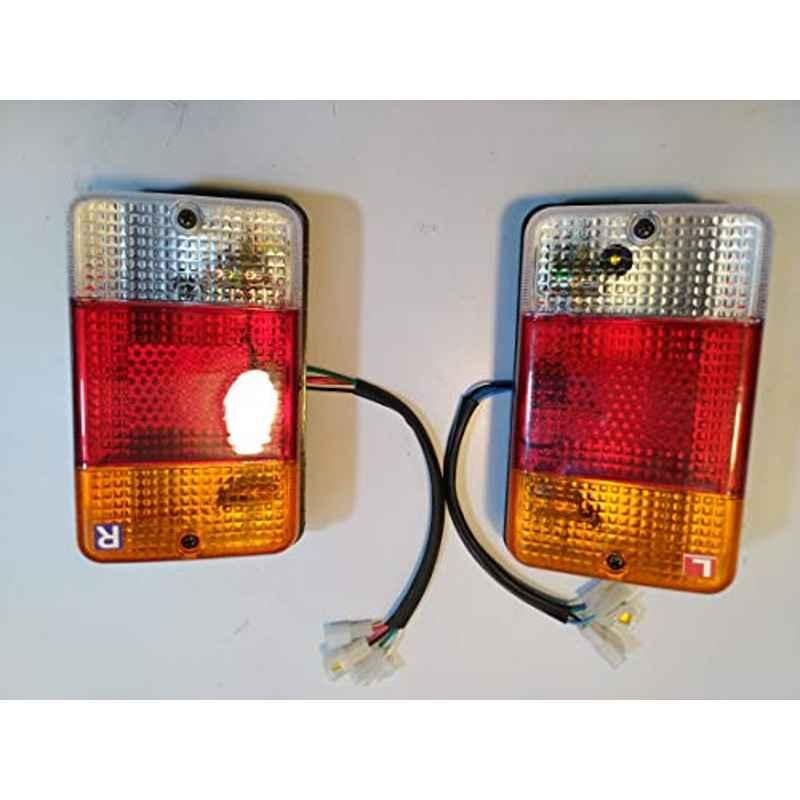 Modified Autos 2 Pcs Left & Right Tail Light Assembly Set for Mahindra Thar Jeep Di