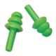 Karam Reusable Corded Plastic Ear Plug with Nylon Thread, EP-04 (Pack of 5)