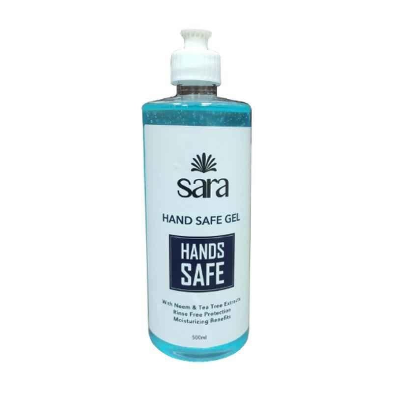Sara 500ml Waterless Hand Rub Gel Hand Sanitizer (Pack of 4)