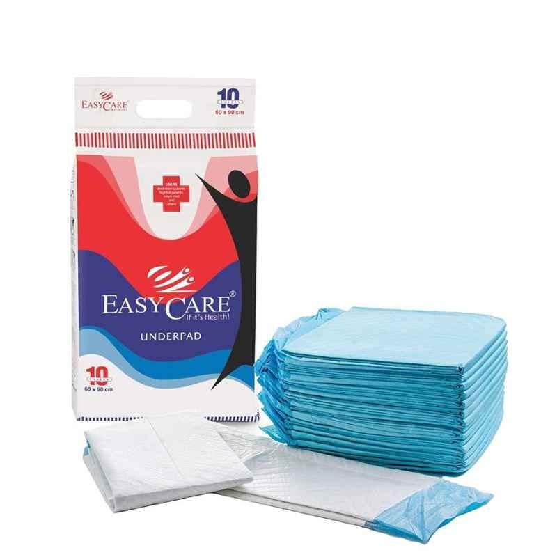 Easycare Skin Friendly Cotton Four Layers Soft Underpad, EC1190 (Pack of 10)