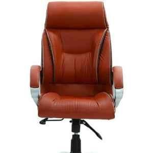Dicor Seating DS62 Seating Leatherite Brown High Back Office Chair (Pack of 2)