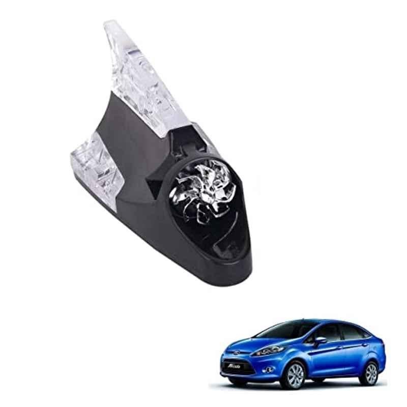 Kozdiko Black Auto Wind Power LED Light Shark Fin Car Antenna for Ford Fiesta New