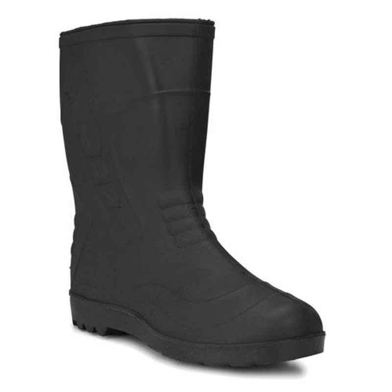 Timberwood TWGUMBOOT1 PVC Black Gumboot, Size: 7