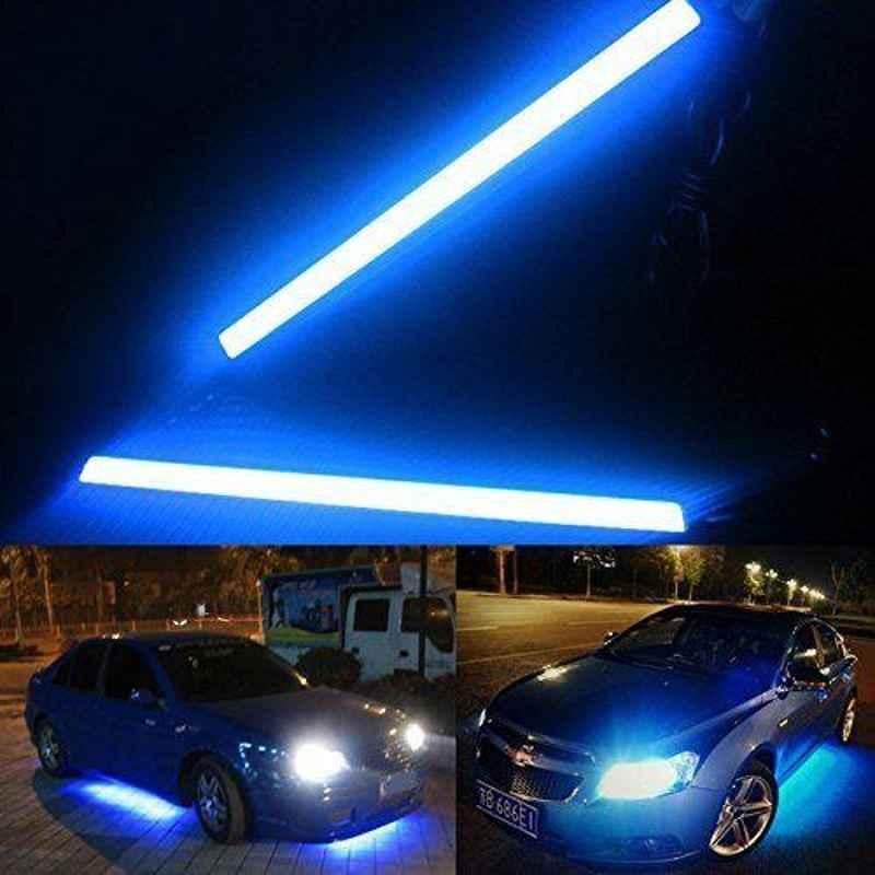 A4S 2 Pcs Blue Universal Waterproof LED Running Light Set, ASTLO010