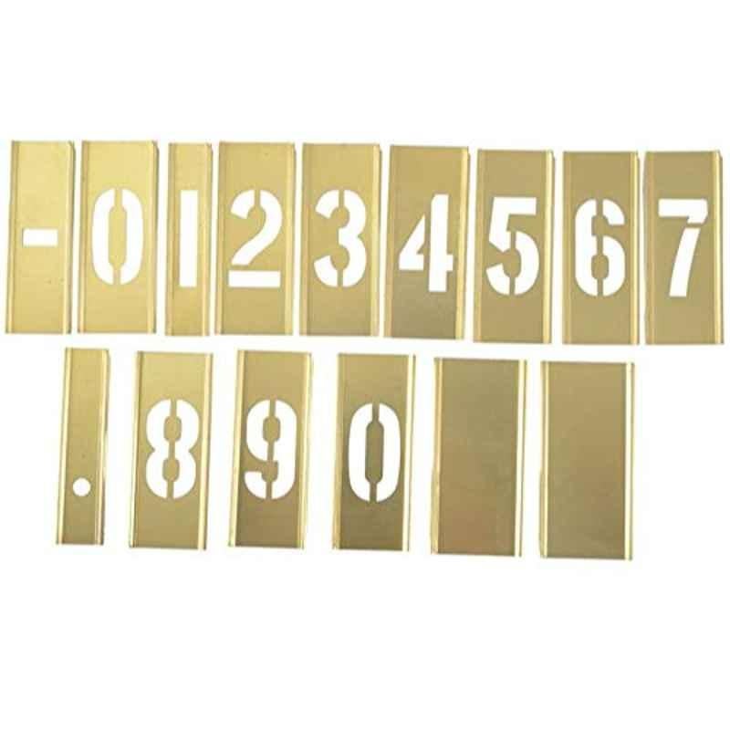 Hanson 4 inch Number Stencil, 10014 (Pack of 15)