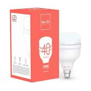Fybros Hybrid 9W Plastic Warm White Round LED Bulb, FLS5569A
