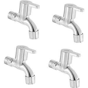 Prestige EVA Stainless Steel Chrome Finish Bib Cock (Pack of 4)