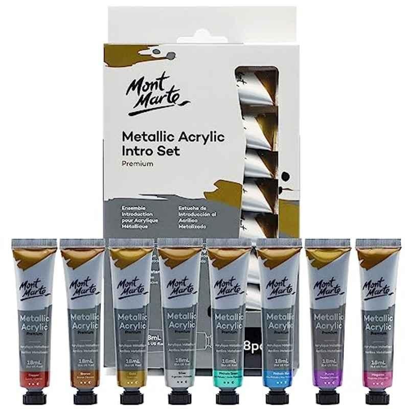 Mont Marte 8 Pcs 18ml Acrylic Paint Set