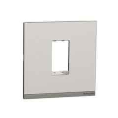 Schneider Electric Unica Pure 1 Module Aluminium Alloy Pewter Grey Cover Plate, UNPCP1M_ML