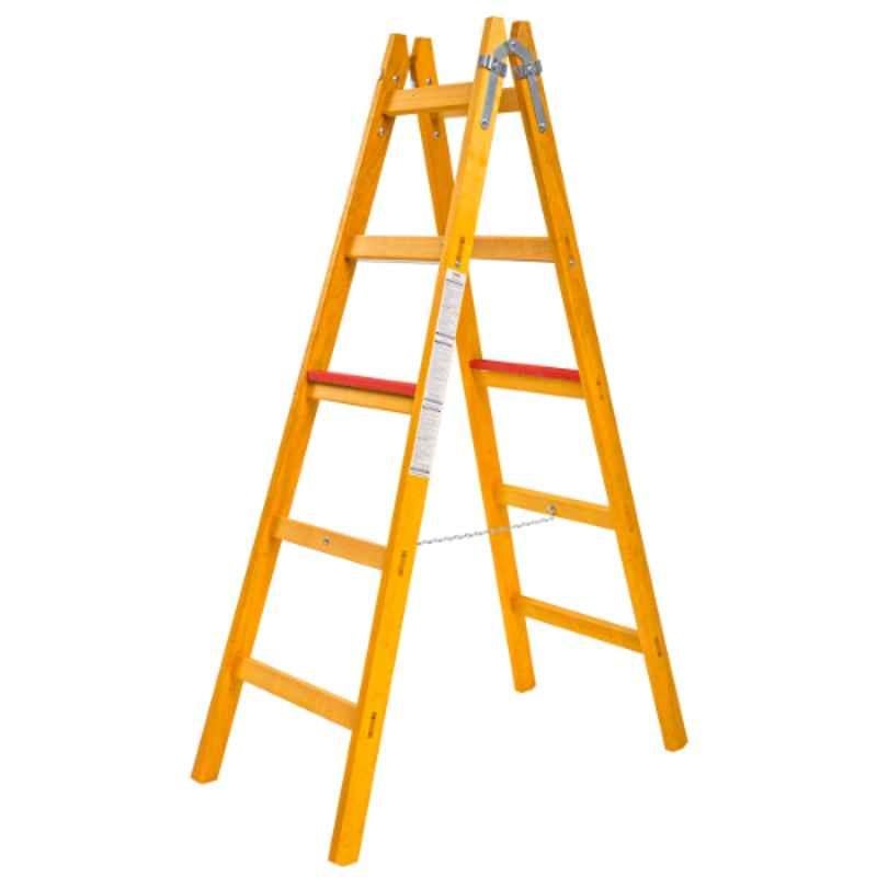Beorol 1570mm Wooden 5 Step Ladder, DME2X5