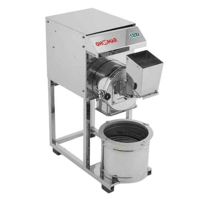 Ghoomar 14x16x28cm 1HP SS202 Grade Regular Automatic Pulveriser Machine for Grains & Masala Grinding