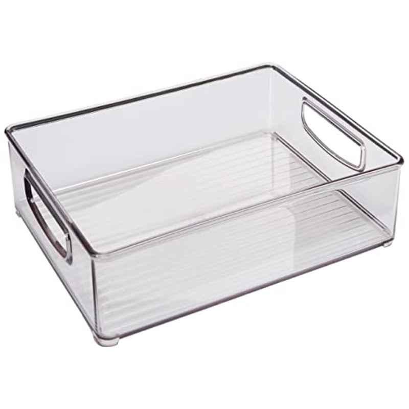 Plastic Clear Kitchen Storage Container, Size: Medium