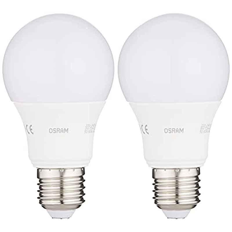 Osram Classics A 8.5W 806lm 2700K E27 Warm White Frosted LED Lamp (Pack of 2), OS-LED-8.5W-WW-FS-2PCS