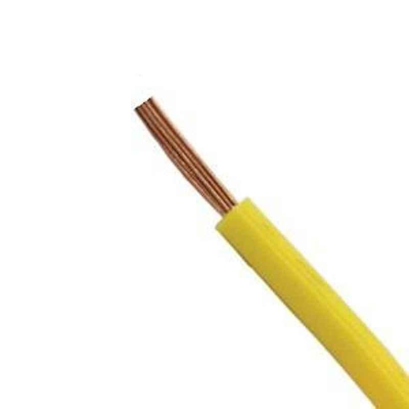 Kei 10.0 Sq mm 90m Single Core Flame Retardant Low Smoke & Halogen FRLSH Industrial Wire Yellow