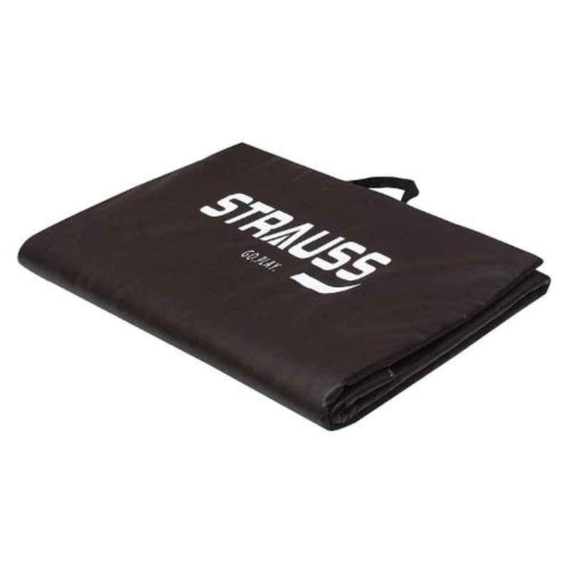 Strauss 68x24 inch 10mm Brown Foldable Yoga Mat, ST-1620
