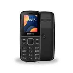 Philips E2101C 1.77 inch Black Dual Sim Keypad Feature Phone with Type C Charging