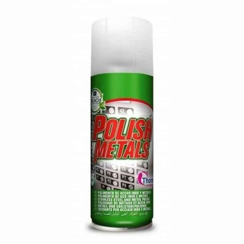 Thomil Polish Metals Stainless Steel and Metal Polish, LLE102, 400ml, Milky White, PK6