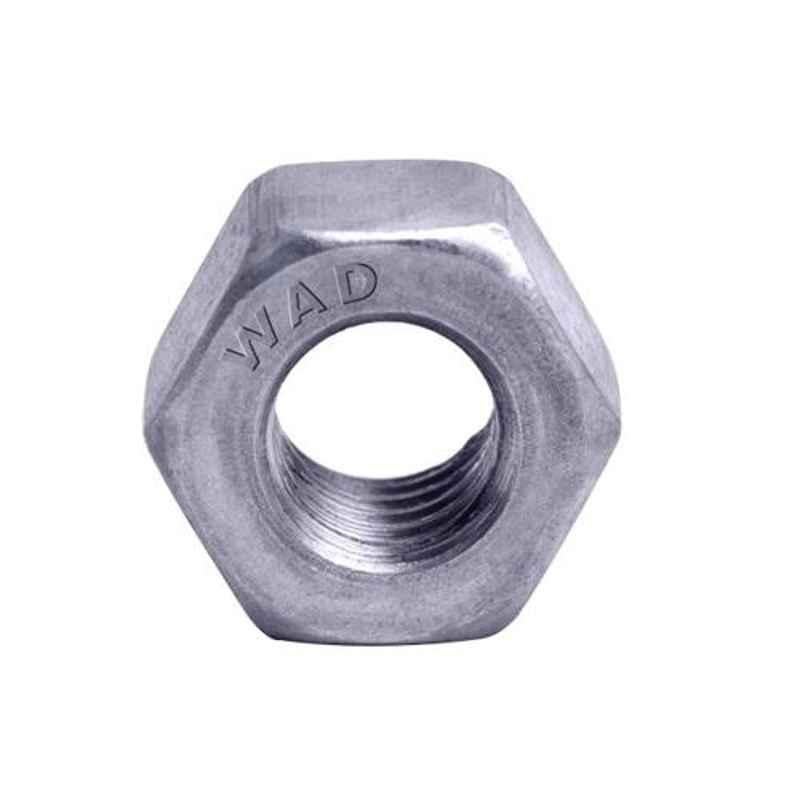 Wadsons M10x1.25mm White Zinc Finish Hex Nut, 10HN125W (Pack of 10000)