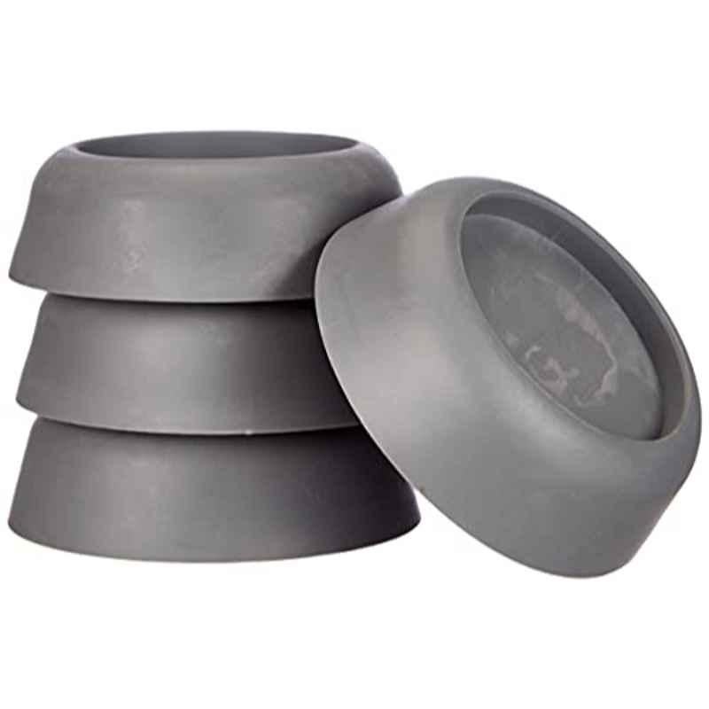 Wenko Plastic Grey Vibration Damper, 7301100 (Pack of 4)