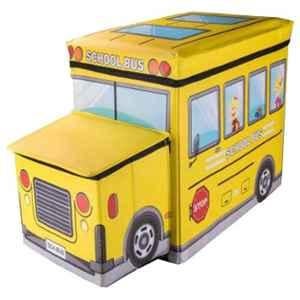 GTC 57x32x25cm School Bus Portable & Foldable Laundry Box Cum Sitting Stool