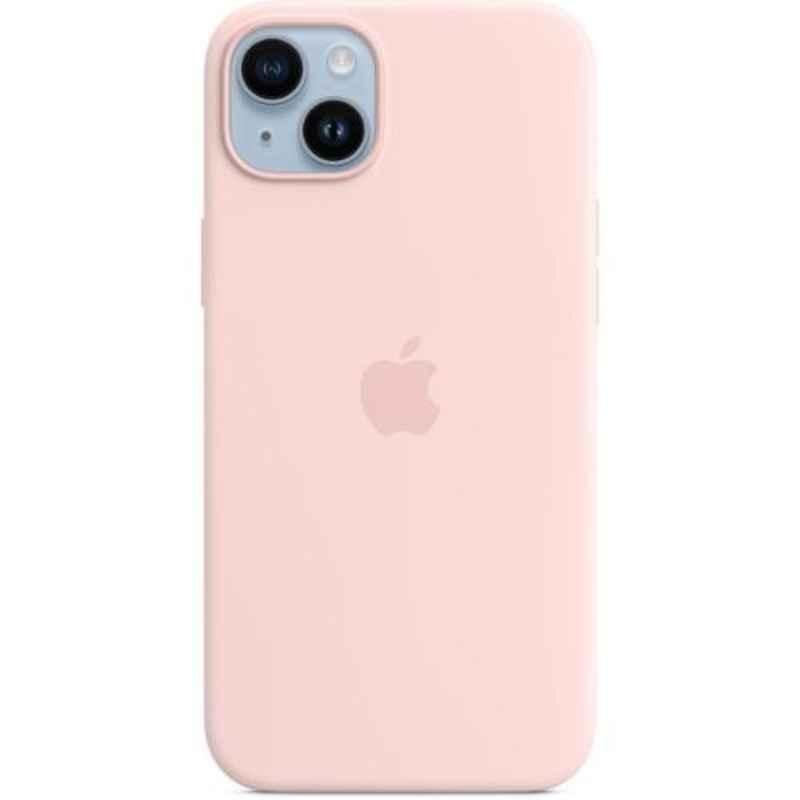 Apple Silicone Chalk Pink Case with MagSafe for iPhone 14 Plus, MPT73ZE/A