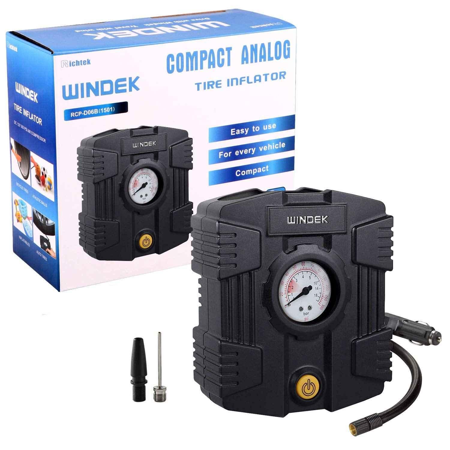 Buy Windek 1501 Black Analog Tyre Inflator Multi Purpose Air Pump