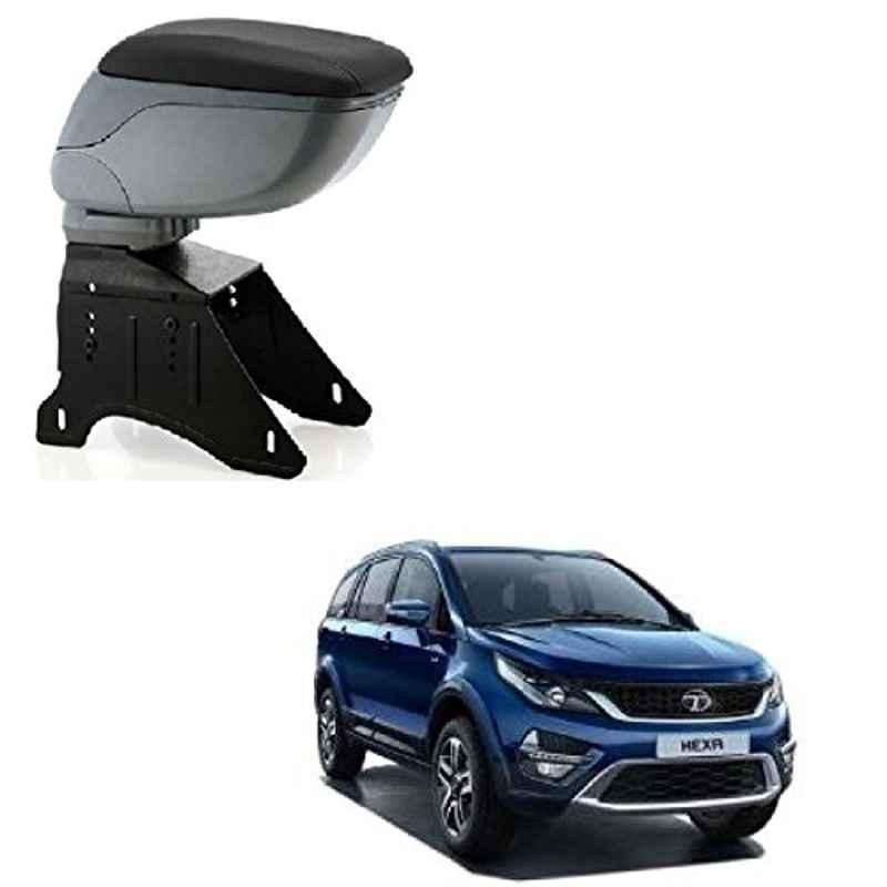 Kozdiko RMA137 Grey Car Armrest Console for Tata Hexa