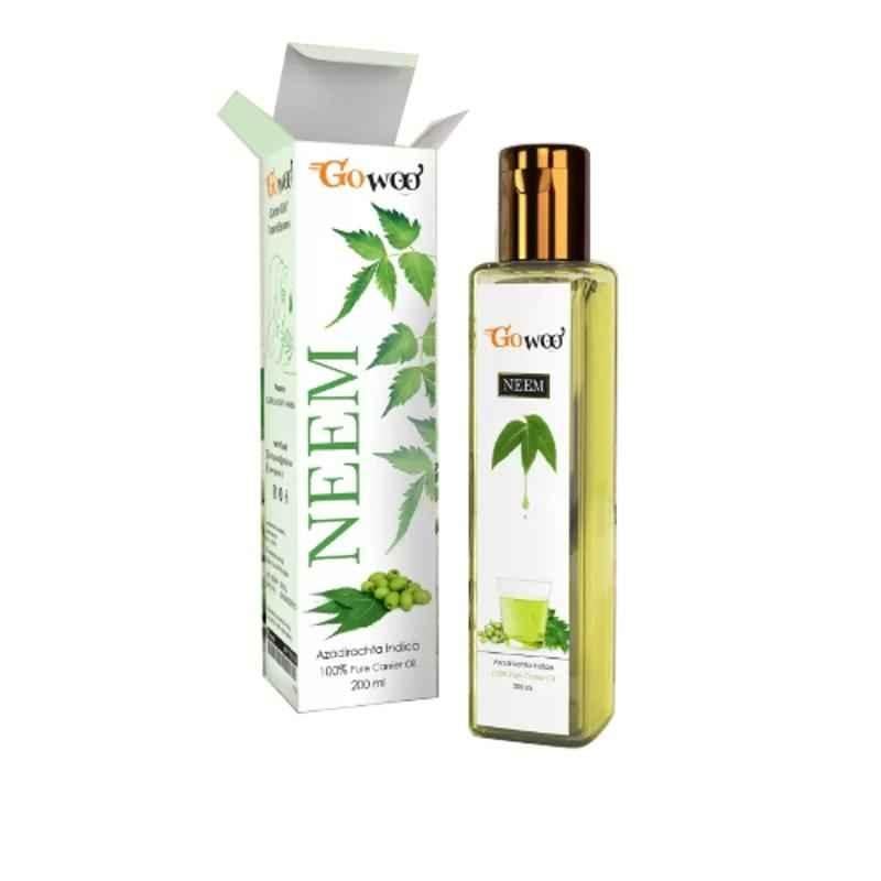 GoWoo 200ml Neem Carrier Oil Good for Hair, GoWoo-P-212