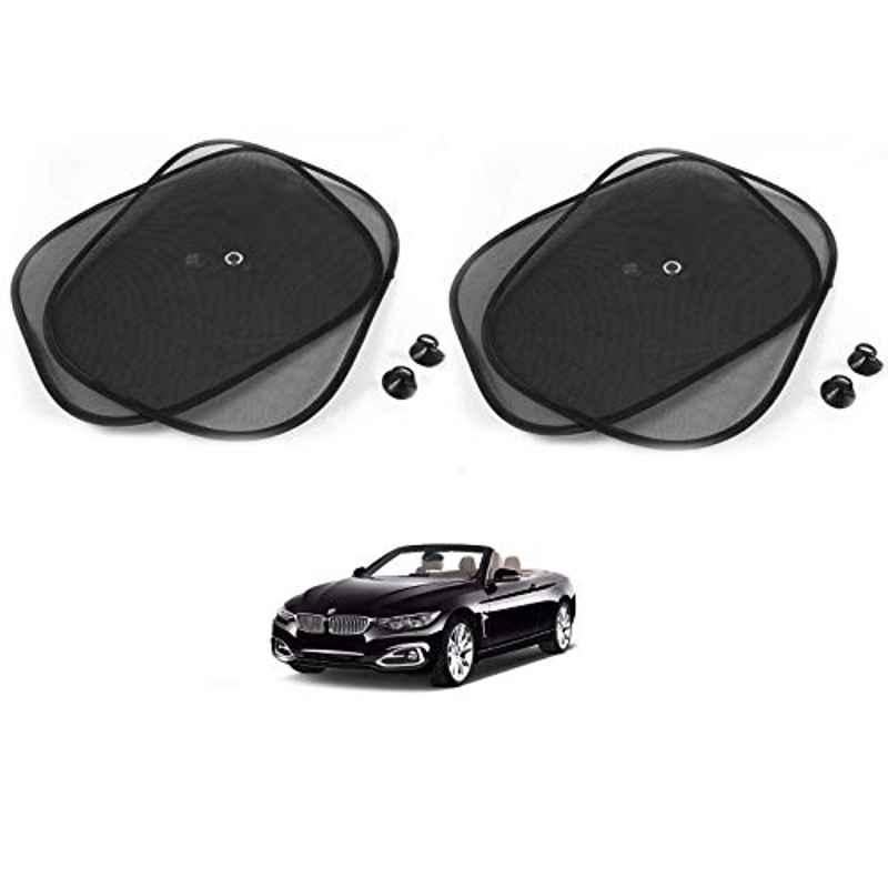 Kozdiko 4 Pcs Black Chipokoo Car Window Sunshade Curtain Set for BMW 4 Series, koz_78941