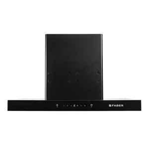 Faber Cygnus 1400m3/hr 75cm Black Heat Autoclean Wall Mounting Chimney, 325.0698.593