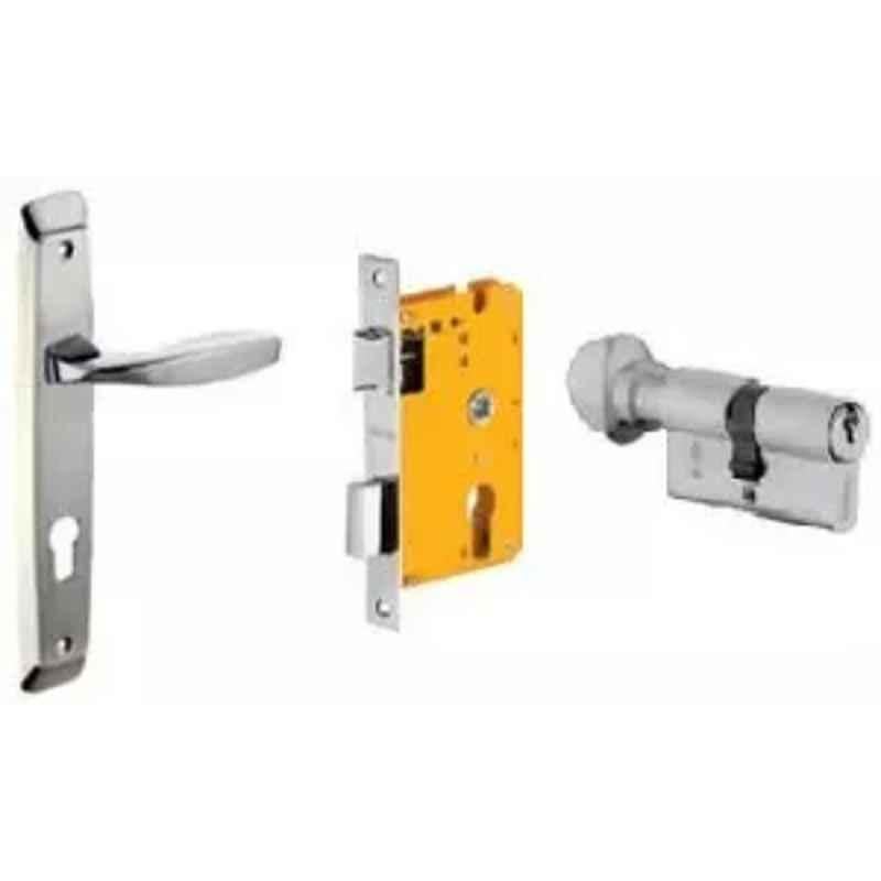 Dorset ML Series Zara 70mm Stainless Steel Door Handle Lock Set with Knob & Key, ML ZA