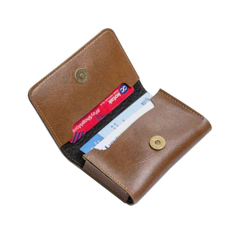 Leather Wallet - Business Card Holder - Front Pocket – MOO-CHILA