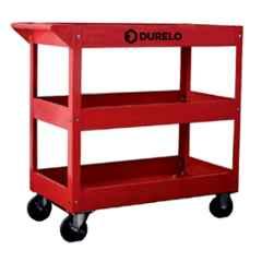 Durelo Red Tool Cart Trolly With 3 Tray, D30/3R