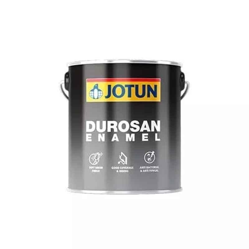 Jotun Durosan 1 Litre White Satin Finish Enamel Paint for Metal & Wood